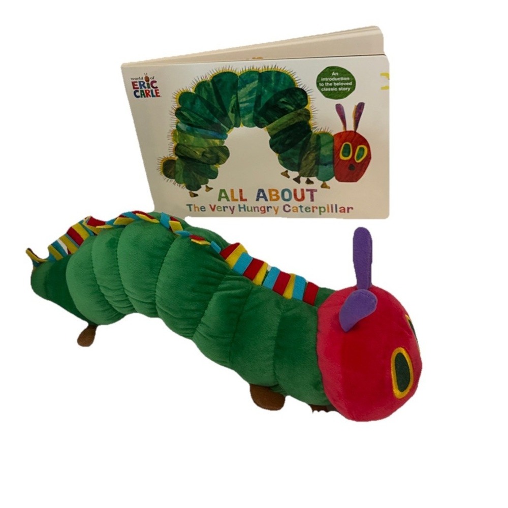 Kohl's Cares All About The Very Hungry Caterpillar Book & Caterpillar Plush NWT